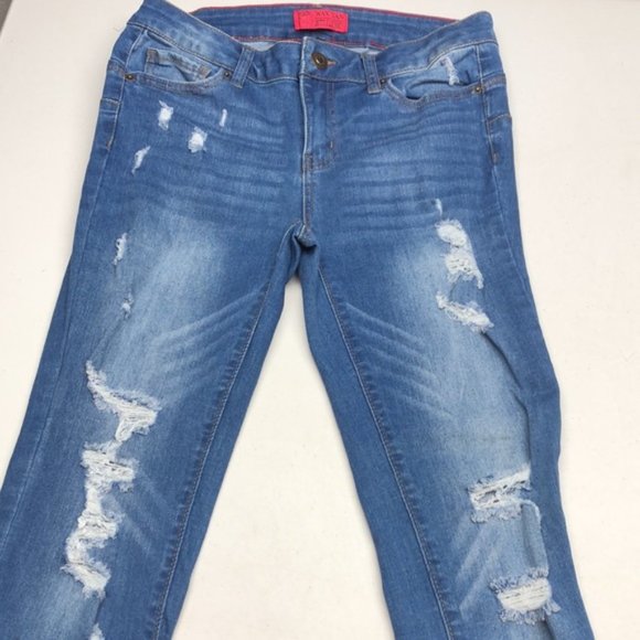 STRETCH WAX JEAN BUTT I LOVE YOU SKINNY 9/30x28 😎 - Picture 3 of 11